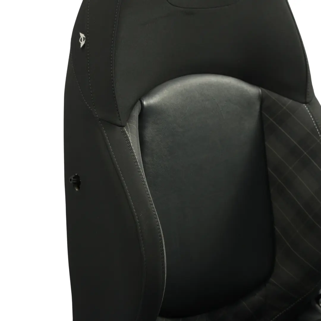 Mini F56 Asiento Delantero Sport Izquierdo Interior Tela Cuero Diamante Negro - SKU 7939981-3 - Número de pieza 7939981