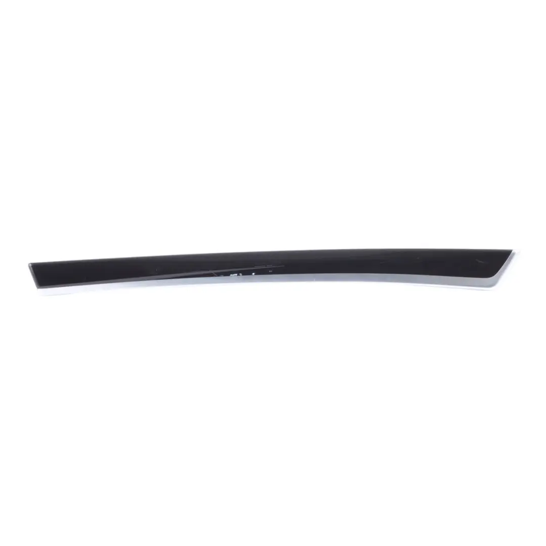 BMW F10 F11 Front Door Trim Strip Cover Left N/S Pianolack Black - SKU 7974727 - Part number 7974727