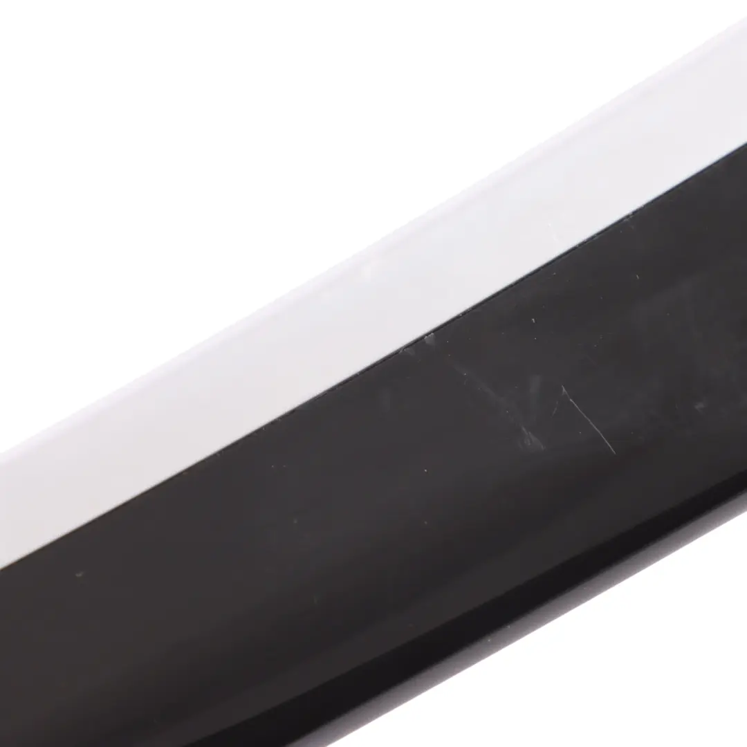 BMW F10 F11 Front Door Trim Strip Cover Right O/S Pianolack Black - SKU 7974728 - Part number 7974728