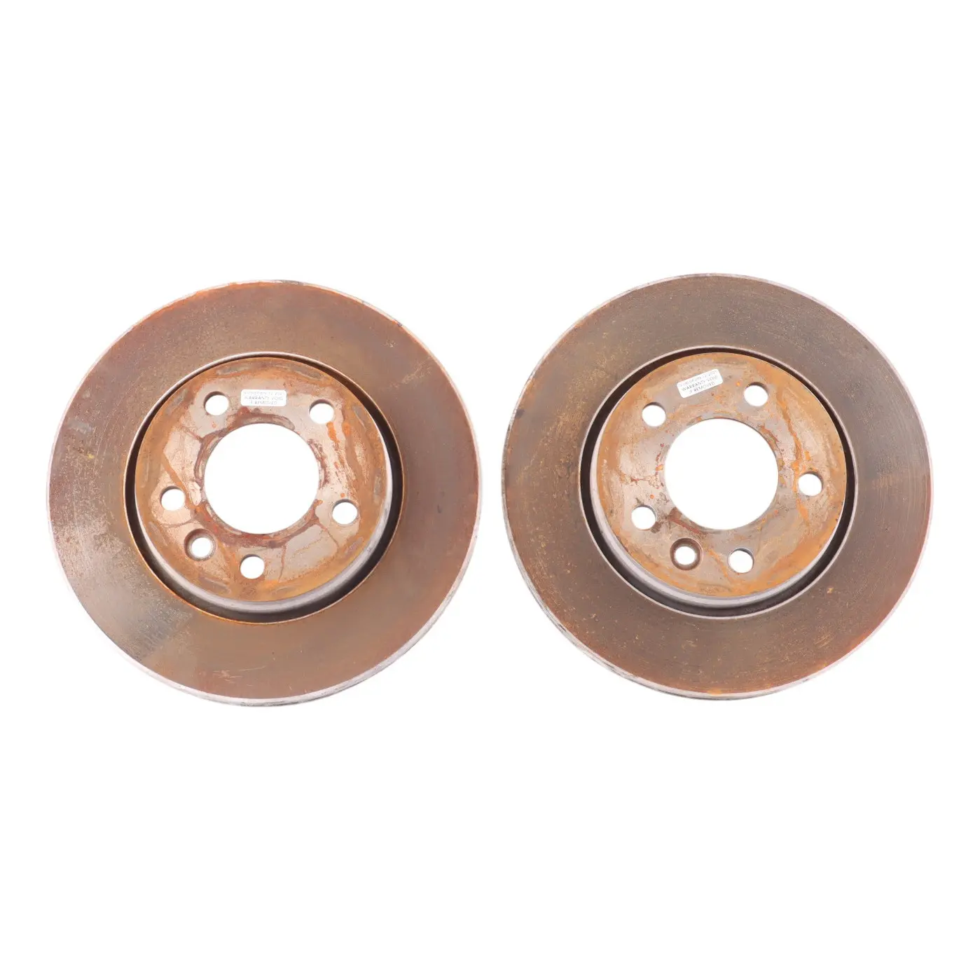 Volkswagen Transporter T6 Rear Axle Brake Disc Left Right N/O/S SET 7E0615601D