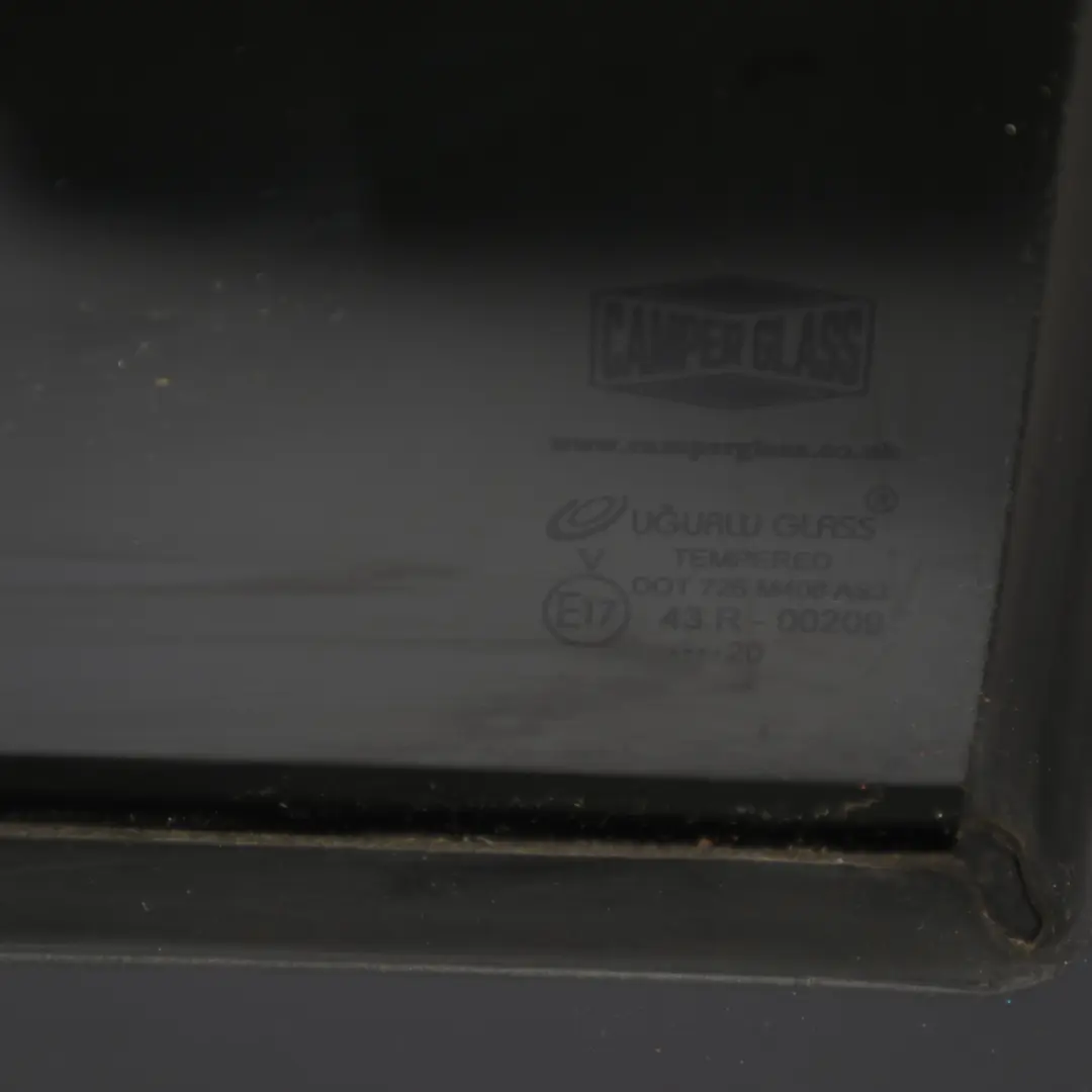 Window Glass Sliding Side Door Camper Glass AS2 Rear Left N/S to VW Transporter T5 with Part number 7E0843107BD VW Transporter T5 Window Glass Sliding Side Door Camper Glass AS2 Rear Left N/S - SKU 7H0845301J-1 - Part number 7E0843107BD