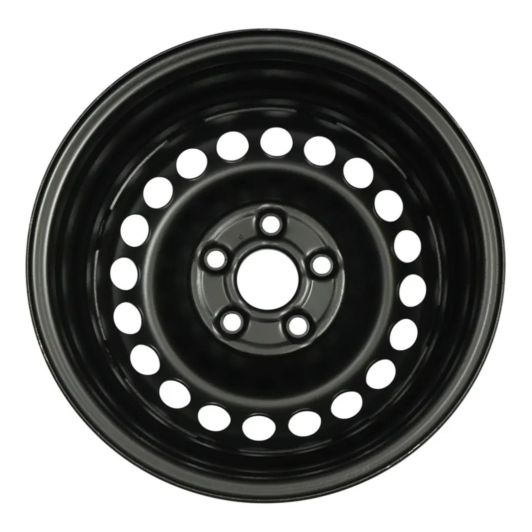 VW Volkswagen Transporter T5 Wheel Rim Steel Black 16" 6,5J ET:51 - SKU 7H0601027D-1 - Part number 7H0601027D