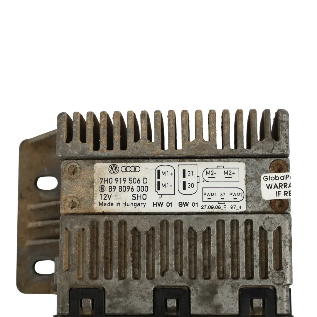 VW Transporter T5 Engine Cooling Radiator Fan Control Unit Module - SKU 7H0919506D - Part number 7H0919506D