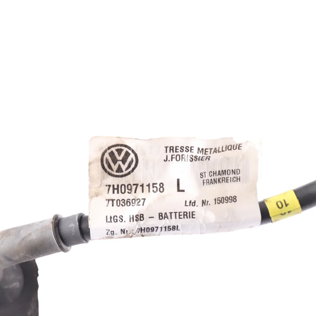 Positiv Batterie Kabelbaum Kabel für Volkswagen Transporter T5 mit Teilenummer 7H0971158L Volkswagen Transporter T5 Positiv Batterie Kabelbaum Kabel - SKU 7H0971158L - Teilenummer 7H0971158L