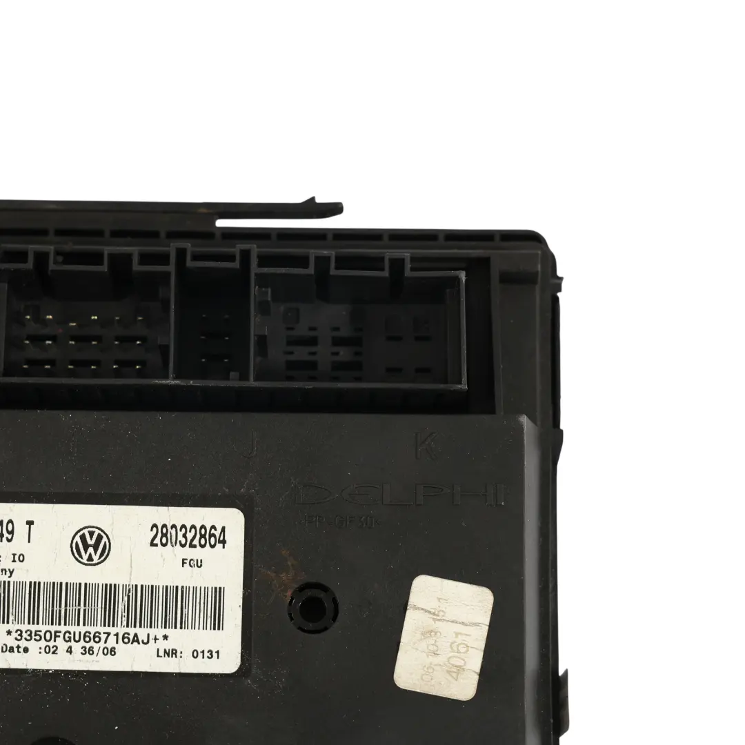 Módulo De Carrocería BCM 7H0937049T para VW Volkswagen Transporter T5 Comfort con número de pieza 7H7970292P VW Volkswagen Transporter T5 Comfort Módulo De Carrocería BCM 7H0937049T - SKU 7H7970292P - Número de pieza 7H7970292P