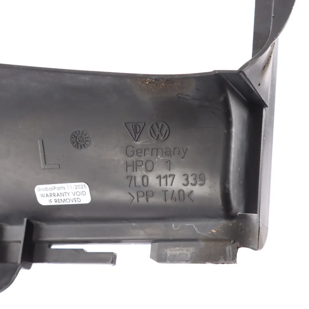 Porsche Cayenne 955 9PA Wlot Tunel Kanał Powietrza Dolotu Lewy - SKU 7L0117339 - Numer Części 7L0117339