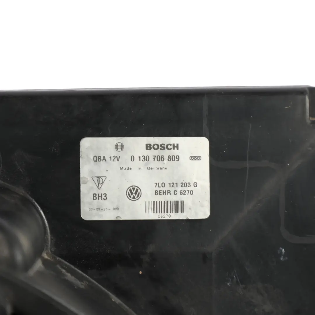 Porsche Cayenne 9PA Ventilateurs Électriques Doubles Radiateur Moteur - SKU 7L0121203G - Numéro de pièce 7L0121203G