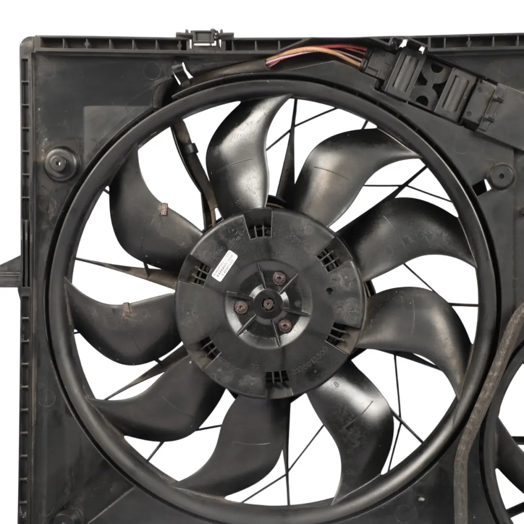 Porsche Cayenne 9PA Ventilateurs Électriques Doubles Radiateur Moteur - SKU 7L0121203G - Numéro de pièce 7L0121203G