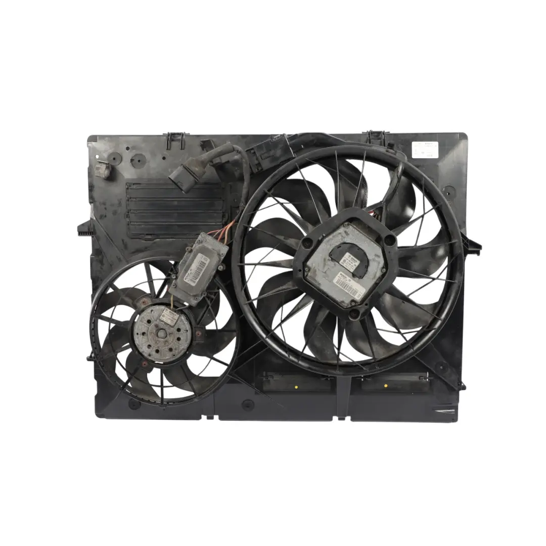 Porsche Cayenne 9PA Engine Twin Electric Radiator Cooling Fans - SKU 7L0121203G - Part number 7L0121203G