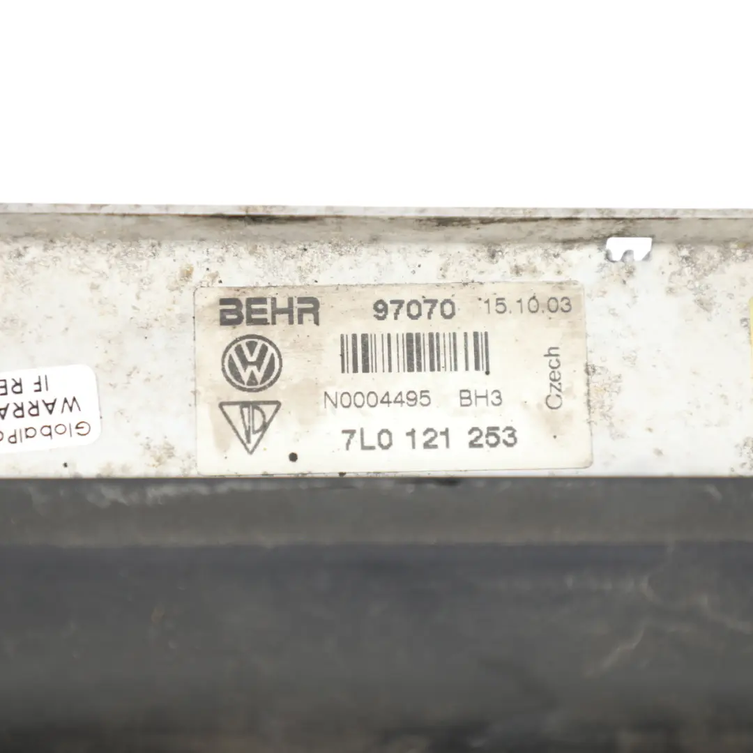 Porsche Cayenne 9PA VW Touareg 7L Chłodnica Wody Silnika - SKU 7L0121253 - Numer Części 7L0121253