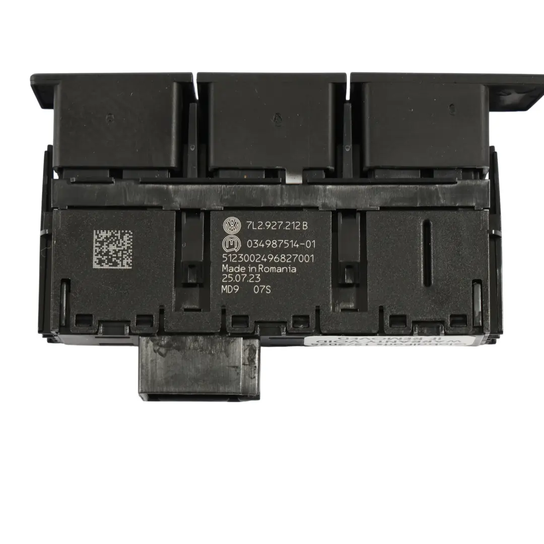 Stopp-Start-Schalter Taste Bedienfeld Einheit für VW Transporter T6 mit Teilenummer 7L2927212B VW Transporter T6 Stopp-Start-Schalter Taste Bedienfeld Einheit - SKU 7L2927212B - Teilenummer 7L2927212B