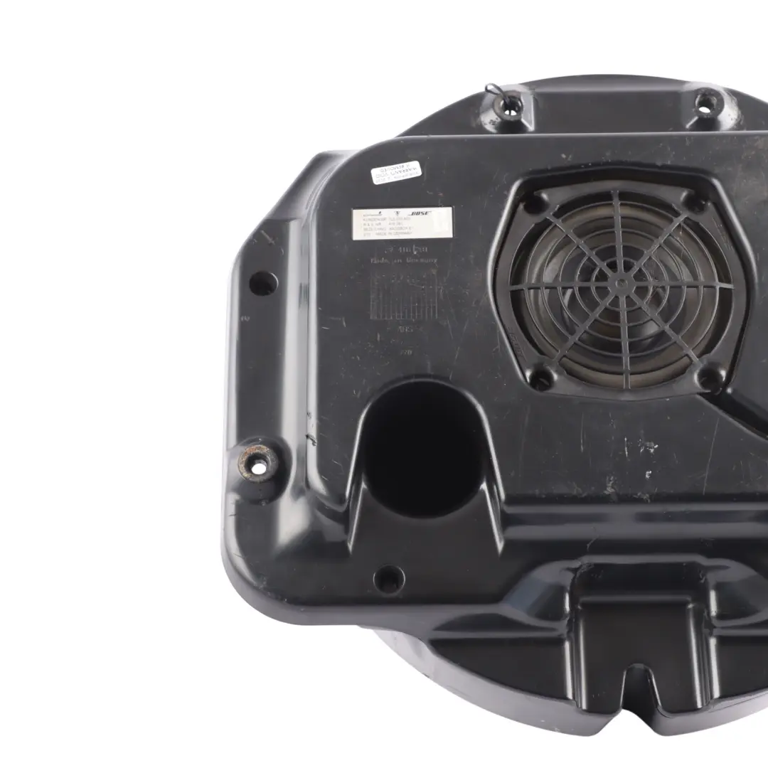 Subwoofer Speaker Bass Box E1 Sound Unit Bose to Porsche Cayenne 9PA with Part number 7L5035403 Porsche Cayenne 9PA Subwoofer Speaker Bass Box E1 Sound Unit Bose - SKU 7L5035403 - Part number 7L5035403