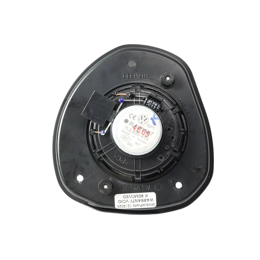 Door Mid Tone Speaker Cover Front Left N/S to Porsche Cayenne 955 with Part number 7L5035561 Porsche Cayenne 955 Door Mid Tone Speaker Cover Front Left N/S - SKU 7L5035561 - Part number 7L5035561