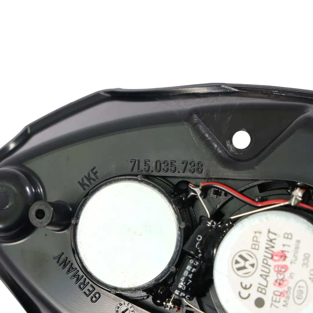 Porsche Cayenne 9PA Rear Door Treble Speaker Audio Unit Right O/S 7E0035411B - SKU 7L5035738 - Part number 7L5035738