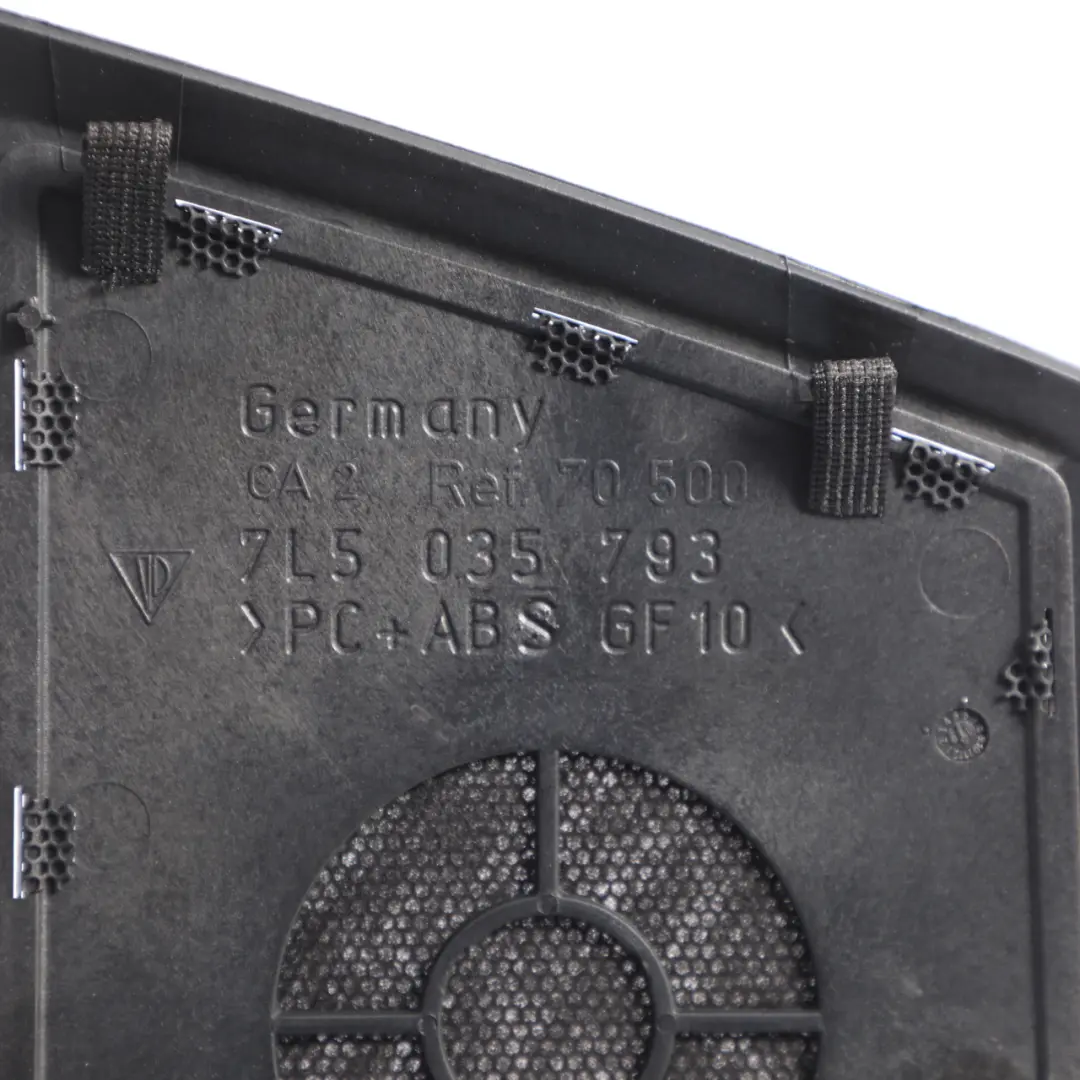 Porsche Cayenne Mk1 955 Salpicadero Tapa Altavoz Delantero Izquierdo - SKU 7L5035793 - Número de pieza 7L5035793