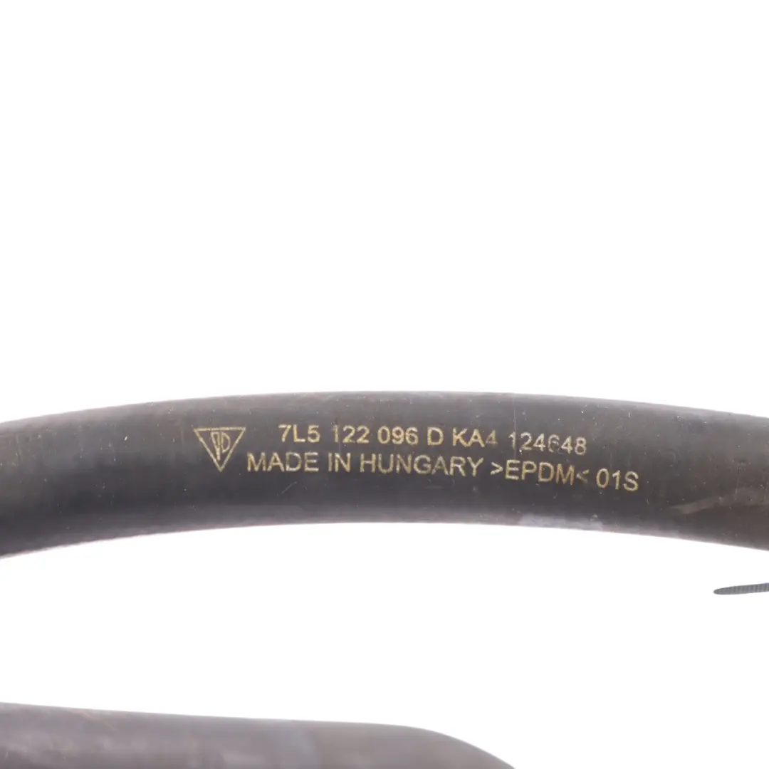 Porsche Cayenne 9PA Engine Coolant Hose Water Pipe Line 3.0 TDI - SKU 7L5122096D - Part number 7L5122096D