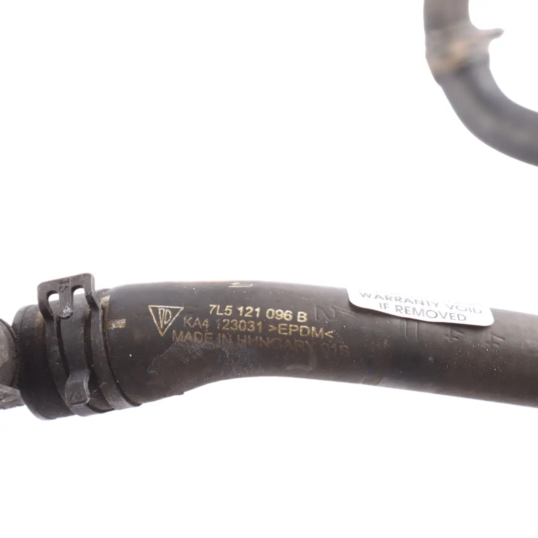 Porsche Cayenne 9PA Engine Coolant Hose Water Pipe Line 3.0 TDI - SKU 7L5122096D - Part number 7L5122096D
