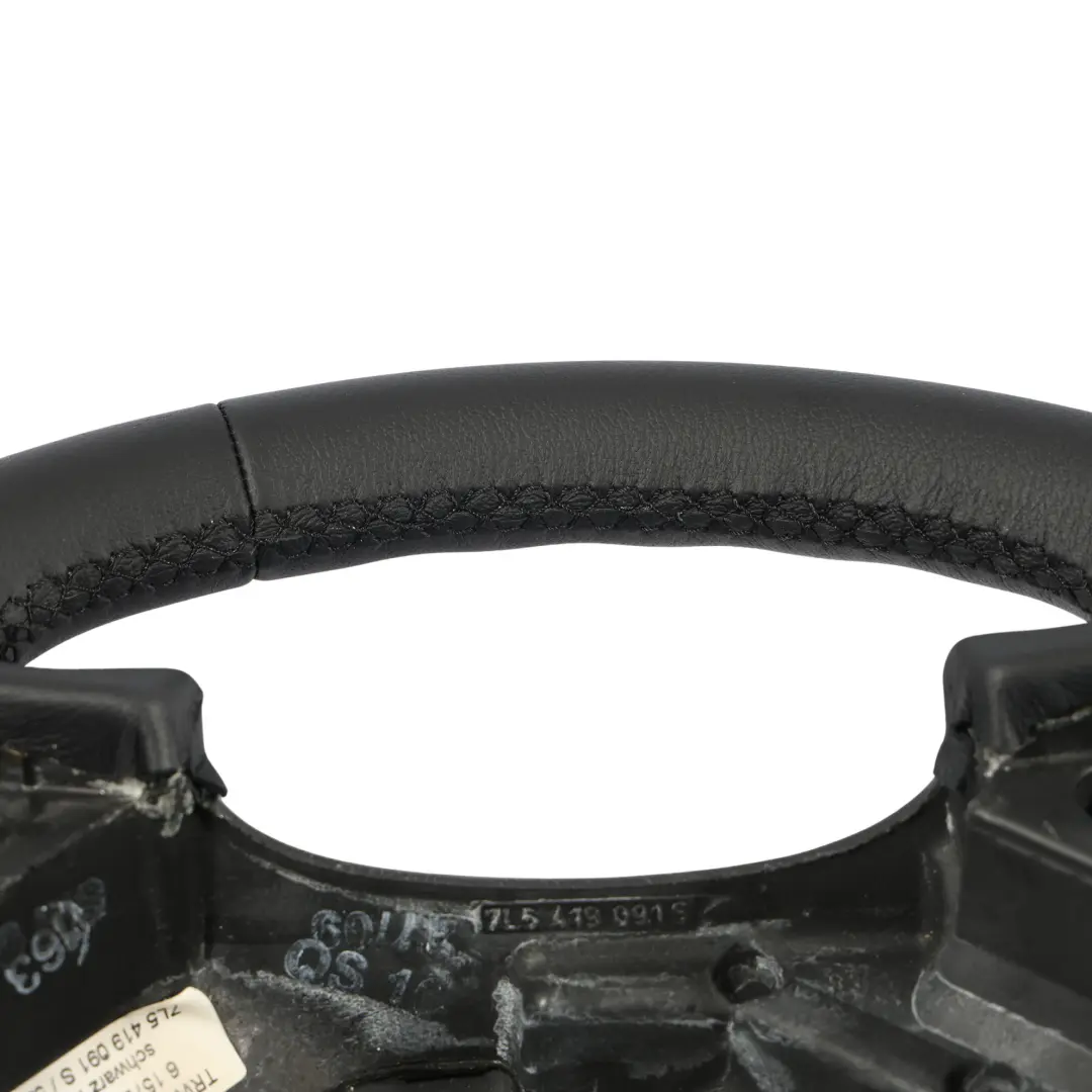 Steering Wheel NEW Black Leather to Porsche Cayenne 955 9PA with Part number 7L5419091S Porsche Cayenne 955 9PA Steering Wheel NEW Black Leather - SKU 7L5419091S-1 - Part number 7L5419091S