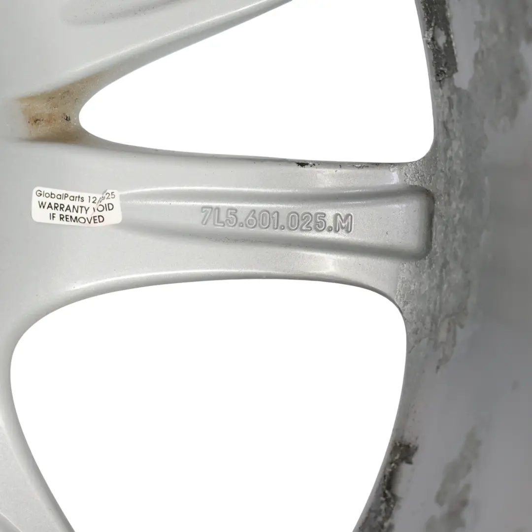 Porsche Cayenne 955 9PA Wheel Rim Alloy Sliver 20" 9J ET:60 - SKU 7L5601025M-4 - Part number 7L5601025M