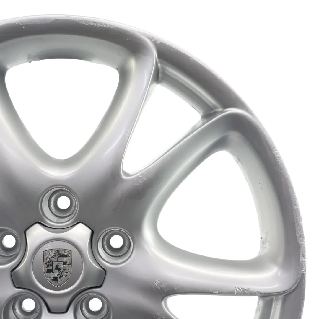 Rim Alloy Sliver 20" 9J ET:60 to Porsche Cayenne 955 9PA Wheel with Part number 7L5601025M Porsche Cayenne 955 9PA Wheel Rim Alloy Sliver 20" 9J ET:60 - SKU 7L5601025M-4 - Part number 7L5601025M