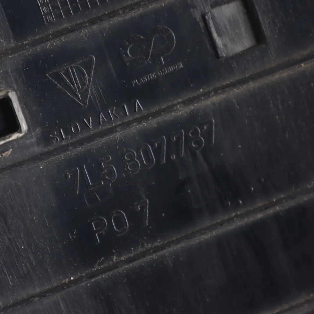 Porsche Cayenne 955 Rear Bumper Lower Trim Cover Panel Strip Chrome - SKU 7L5807787 - Part number 7L5807787