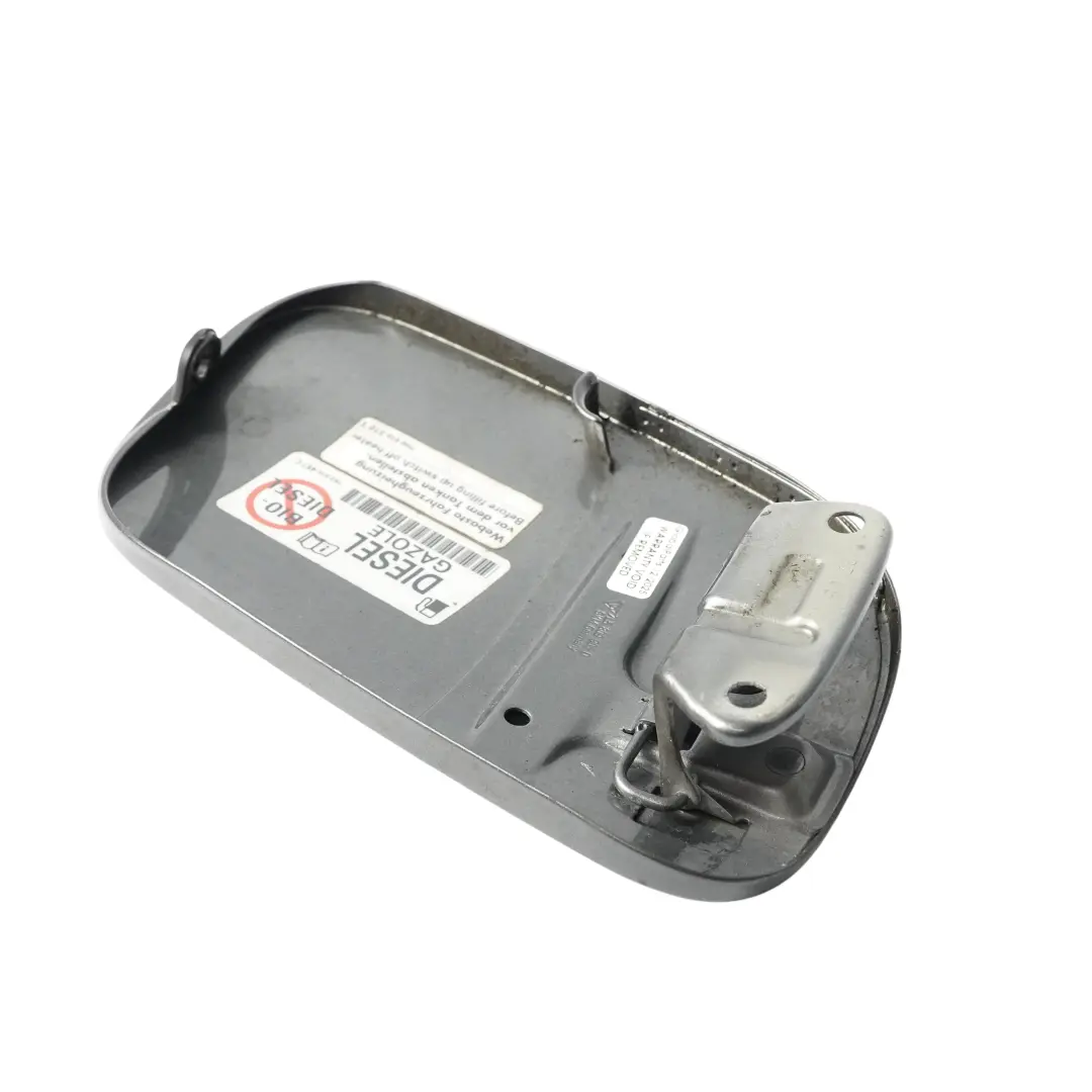 Porsche Cayenne 955 Fuel Filler Cap Cover Flap Door Meteor Grey Metallic - M7W - SKU 7L5809905D-MET - Part number 7L5809905D-MET