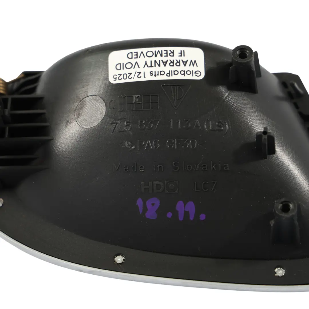 Porsche Cayenne 9PA Maniglia Porta Anteriore Posteriore Sinistra - SKU 7L5837113A - Numero di parte 7L5837113A