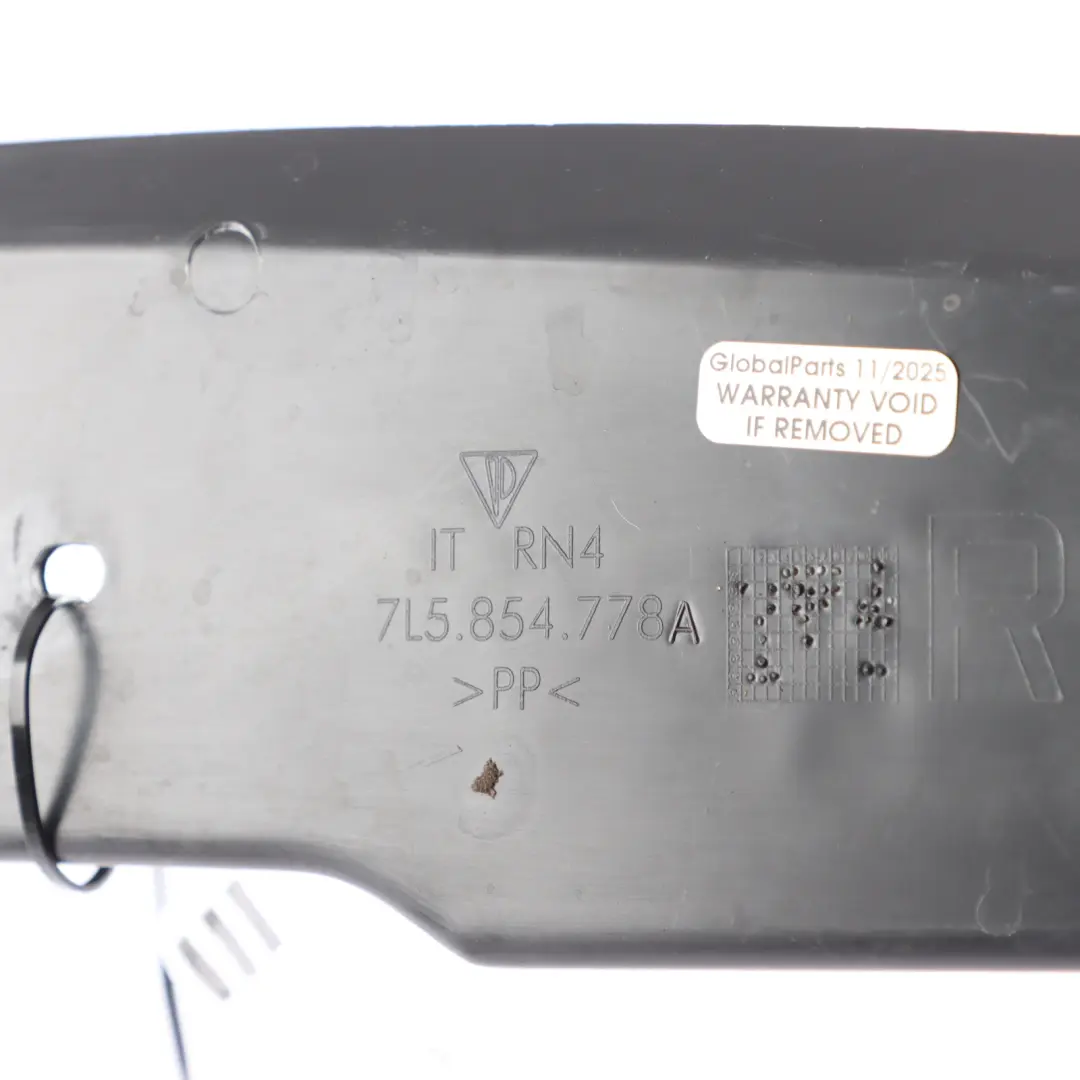 Porsche Cayenne 955 Front Wing Fender Seal Trim Mudguard Right O/S - SKU 7L5854778A - Part number 7L5854778A