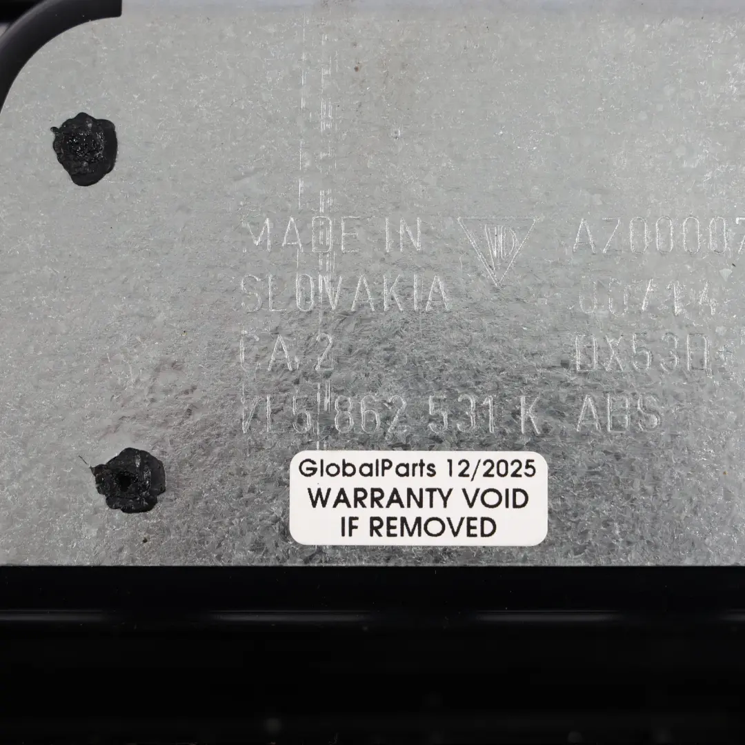 Porsche Cayenne 9PA Portavasos Consola Central Delantera Negro - SKU 7L5862531K - Número de pieza 7L5862531K