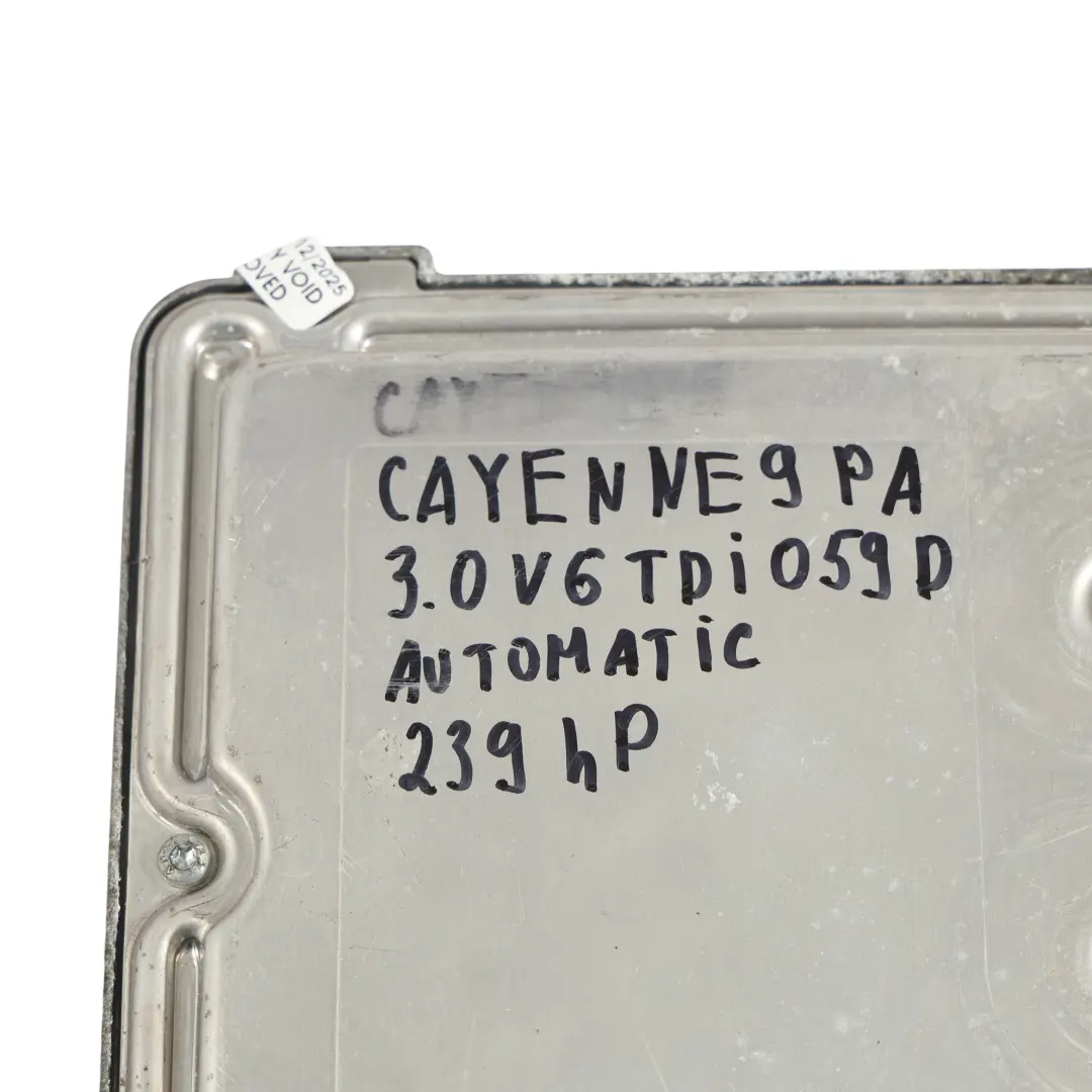 Kit Calculateur Moteur 3.0 TDI CASA 239Ch pour Porsche Cayenne 9PA à propos du numéro de pièce 7L5907401 Porsche Cayenne 9PA Kit Calculateur Moteur 3.0 TDI CASA 239Ch - SKU 7L5907401-1 - Numéro de pièce 7L5907401
