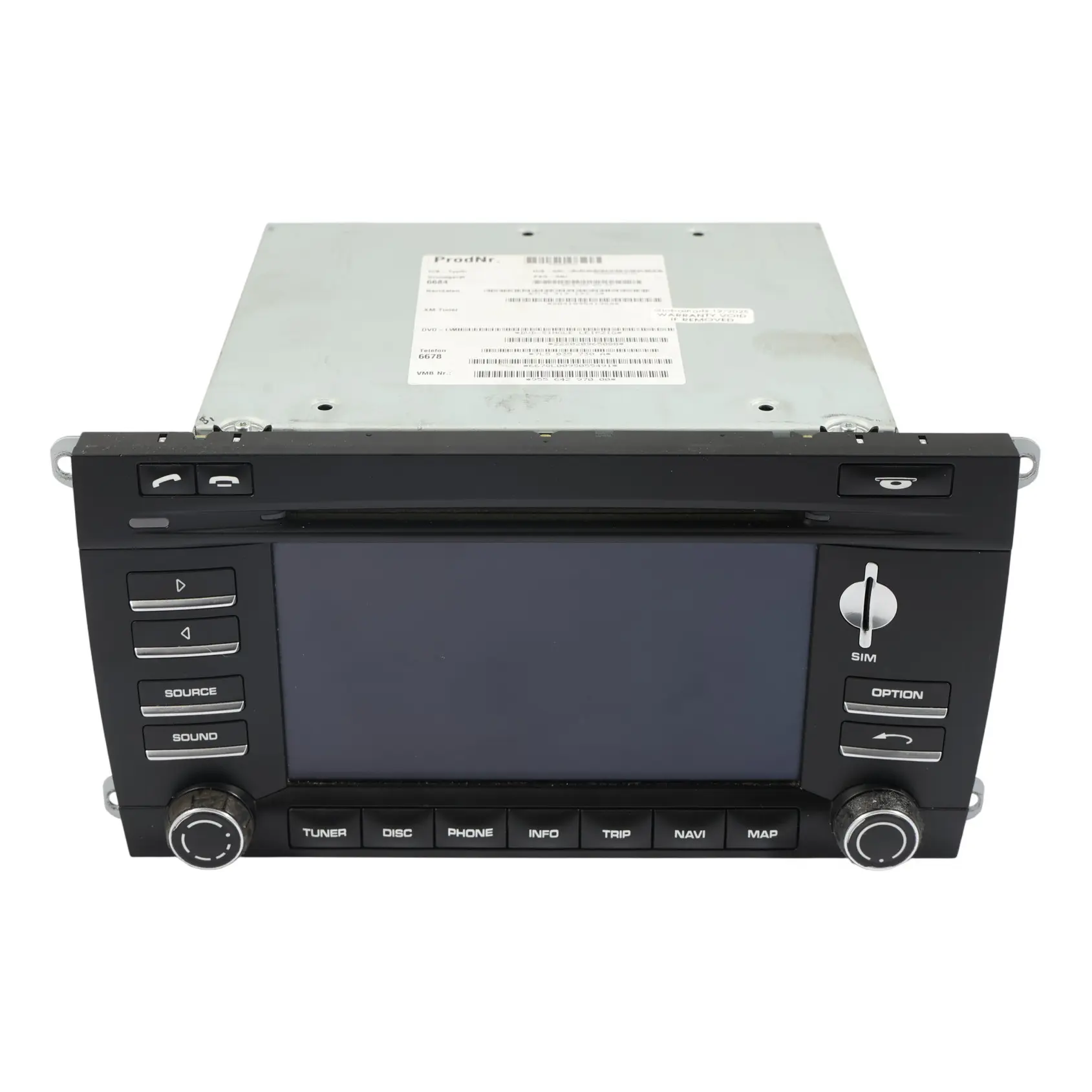 Porsche Cayenne 9PA MMI Multimedia Navigation Steuergerät 7L5035884E