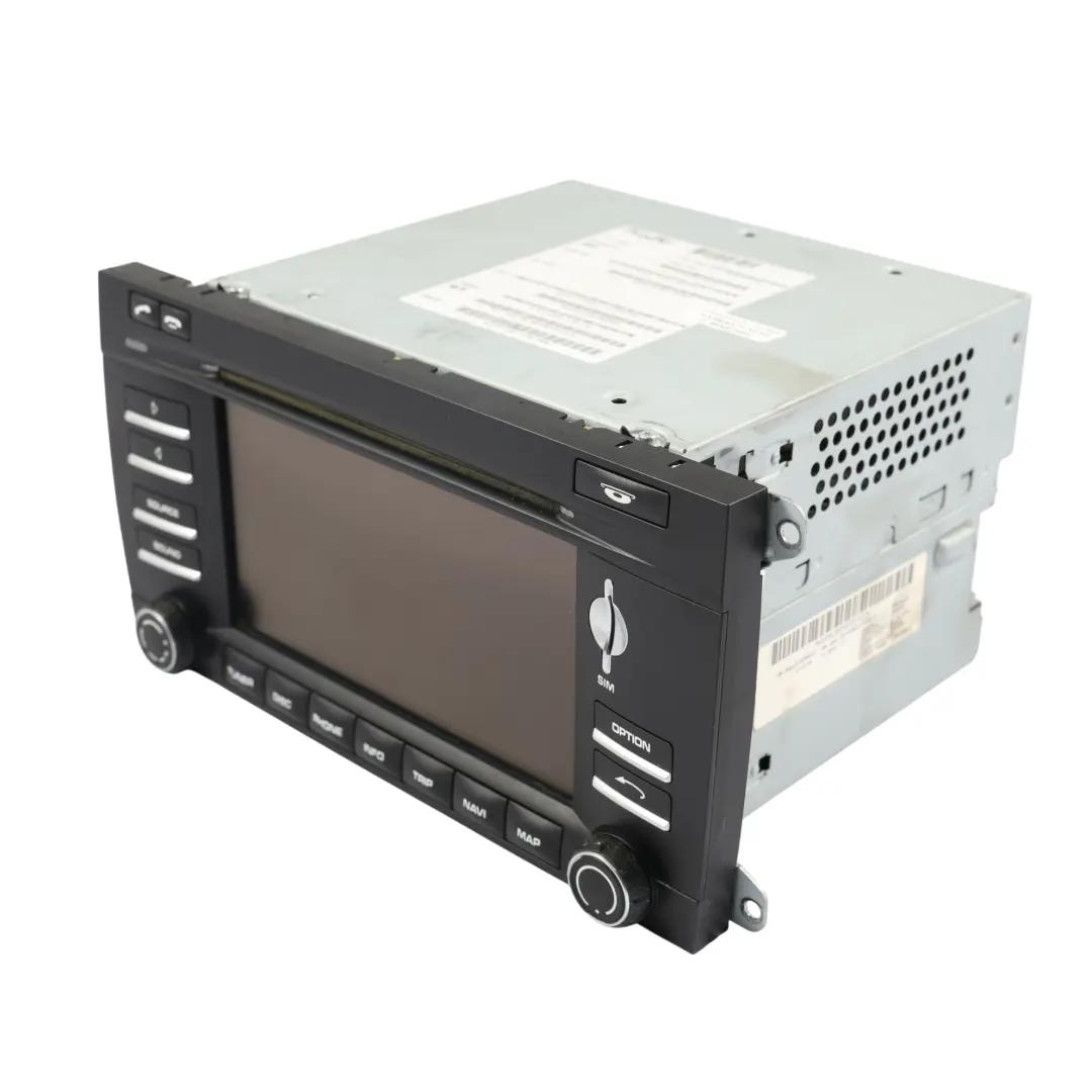 Porsche Cayenne 9PA MMI Multimedia Navigation Control Head Unit - SKU 7L5035884E - Part number 7L5035884E