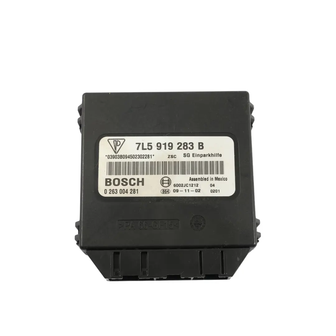 Porsche Cayenne 9PA Módulo De Control Del Sensor De Aparcamiento PDC - SKU 7L5919283B - Número de pieza 7L5919283B