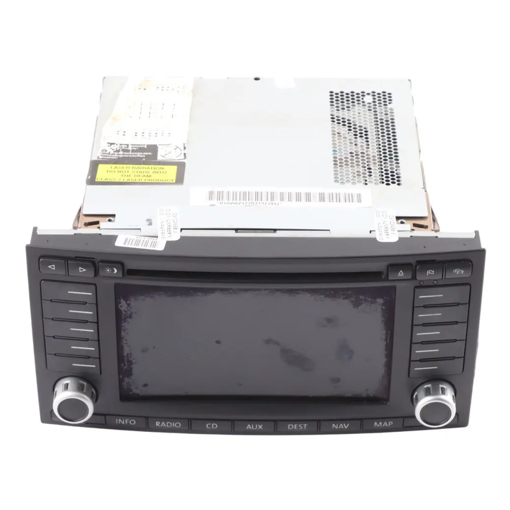 Volkswagen Touareg 7L Display Screen Multimedia Navigation Unit - SKU 7L6035177E-1 - Part number 7L6035177E
