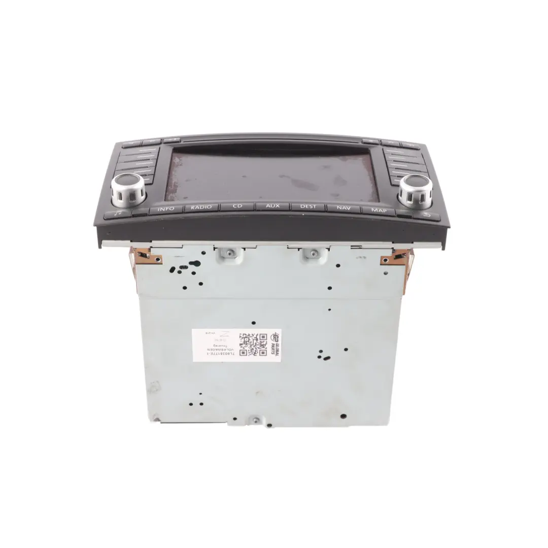 Volkswagen Touareg 7L Display Screen Multimedia Navigation Unit - SKU 7L6035177E-1 - Part number 7L6035177E