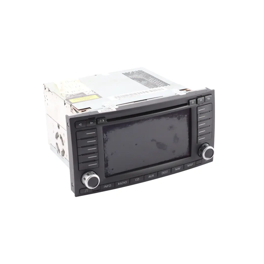 Volkswagen Touareg 7L Display Screen Multimedia Navigation Unit - SKU 7L6035177E-1 - Part number 7L6035177E