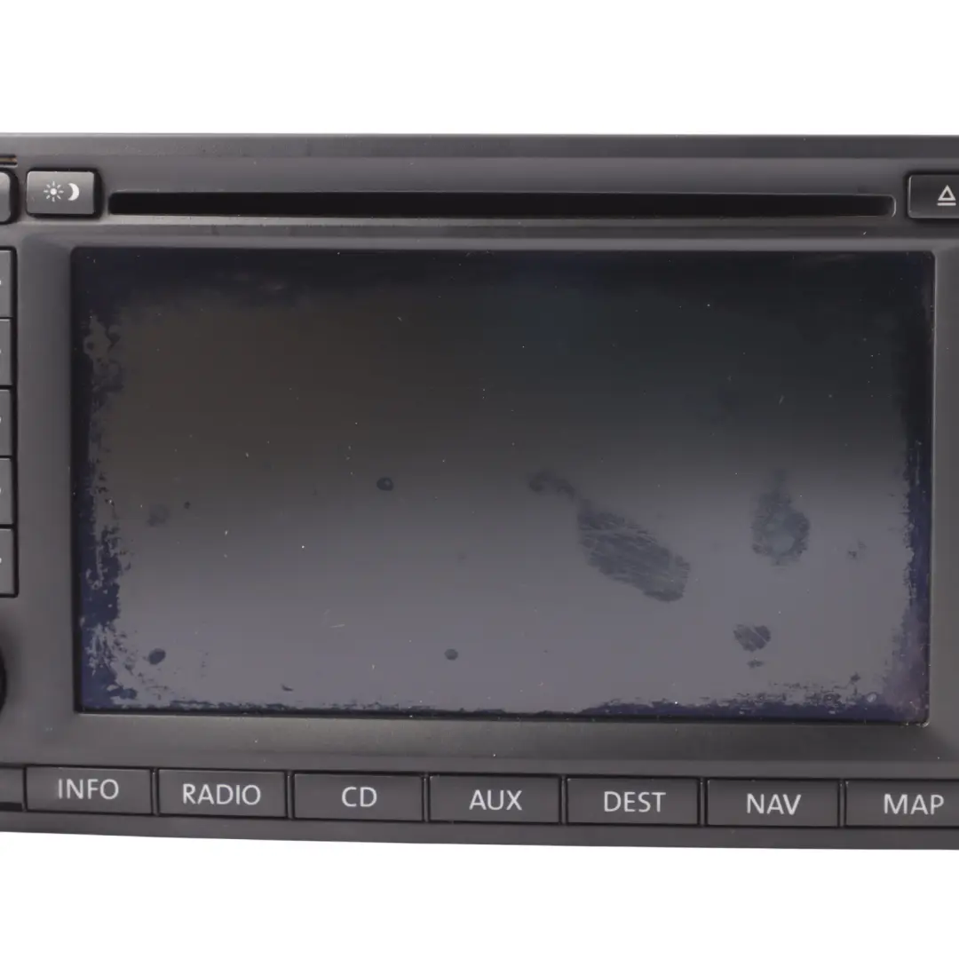 Volkswagen Touareg 7L Display Screen Multimedia Navigation Unit - SKU 7L6035177E-1 - Part number 7L6035177E