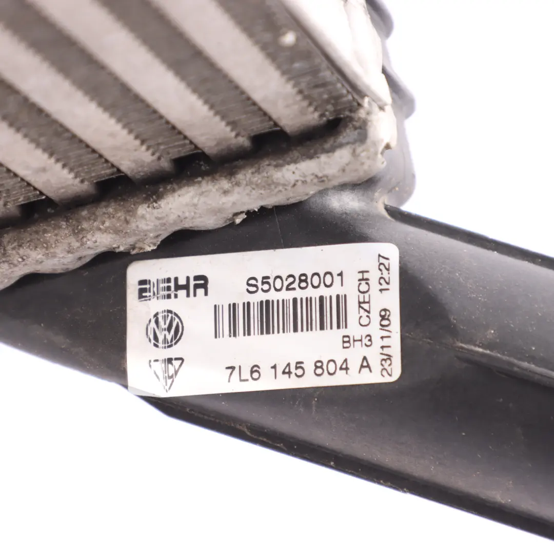 to Porsche Cayenne 955 Audi Q7 4L 3.0 TDI Engine Air Intercooler Charger with Part number 7L6145804A Porsche Cayenne 955 Audi Q7 4L 3.0 TDI Engine Air Intercooler Charger - SKU 7L6145804A - Part number 7L6145804A