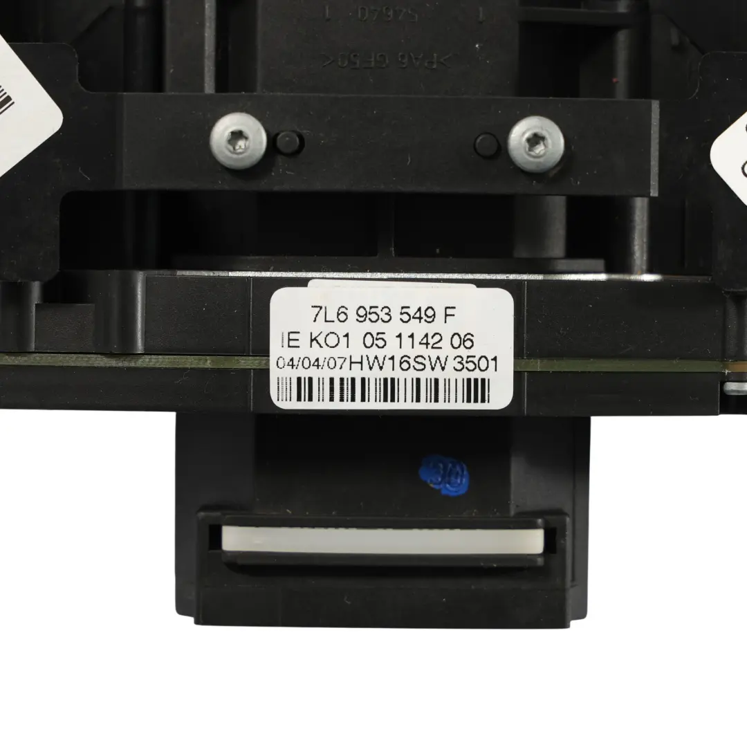 VW Touareg 7L Columna Cluster Indicador Limpiaparabrisas Stalk - SKU 7L6953549F-1 - Número de pieza 7L6953549F