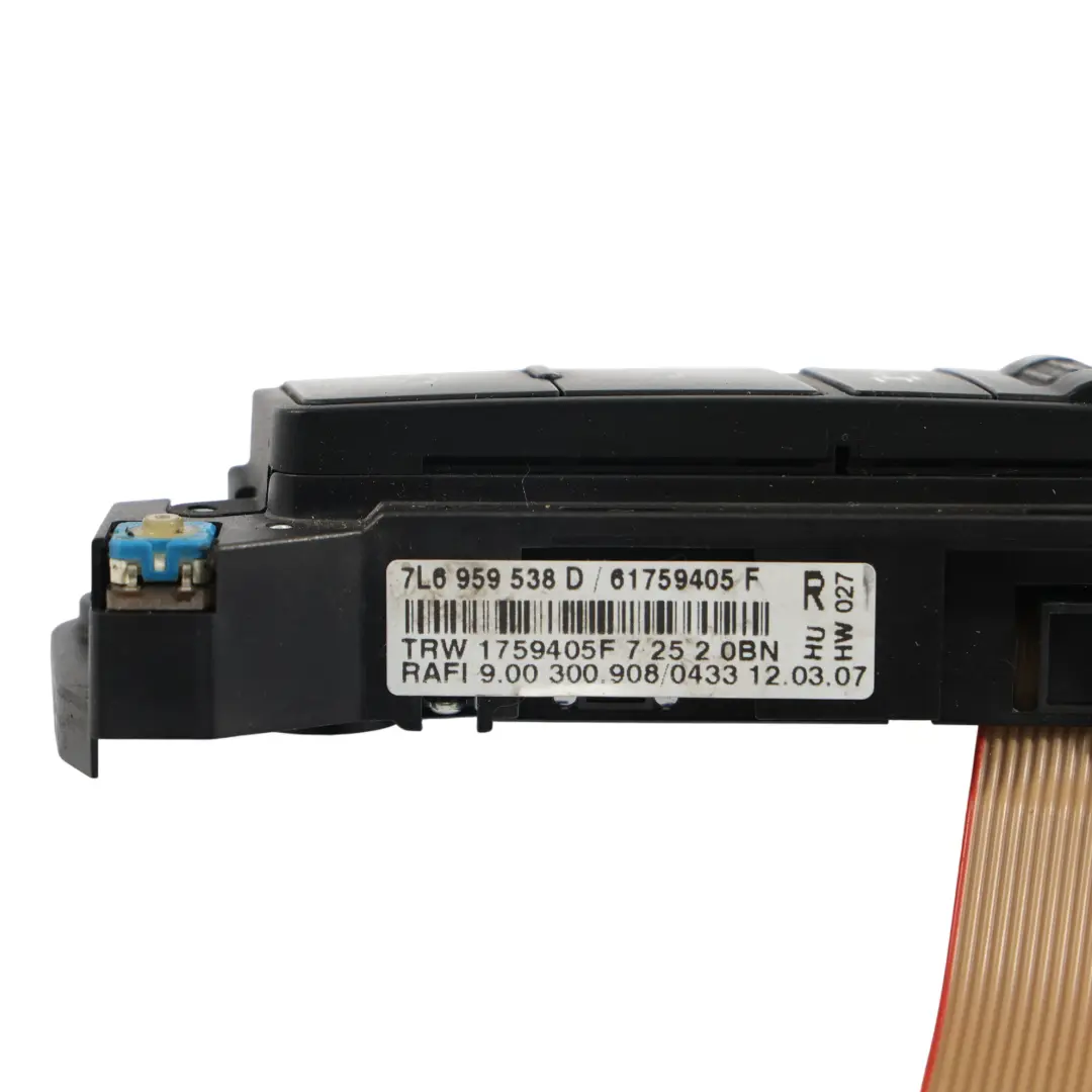 Volkswagen Touareg 7L Volante Interruptores Control Derecho - SKU 7L6959538D - Número de pieza 7L6959538D