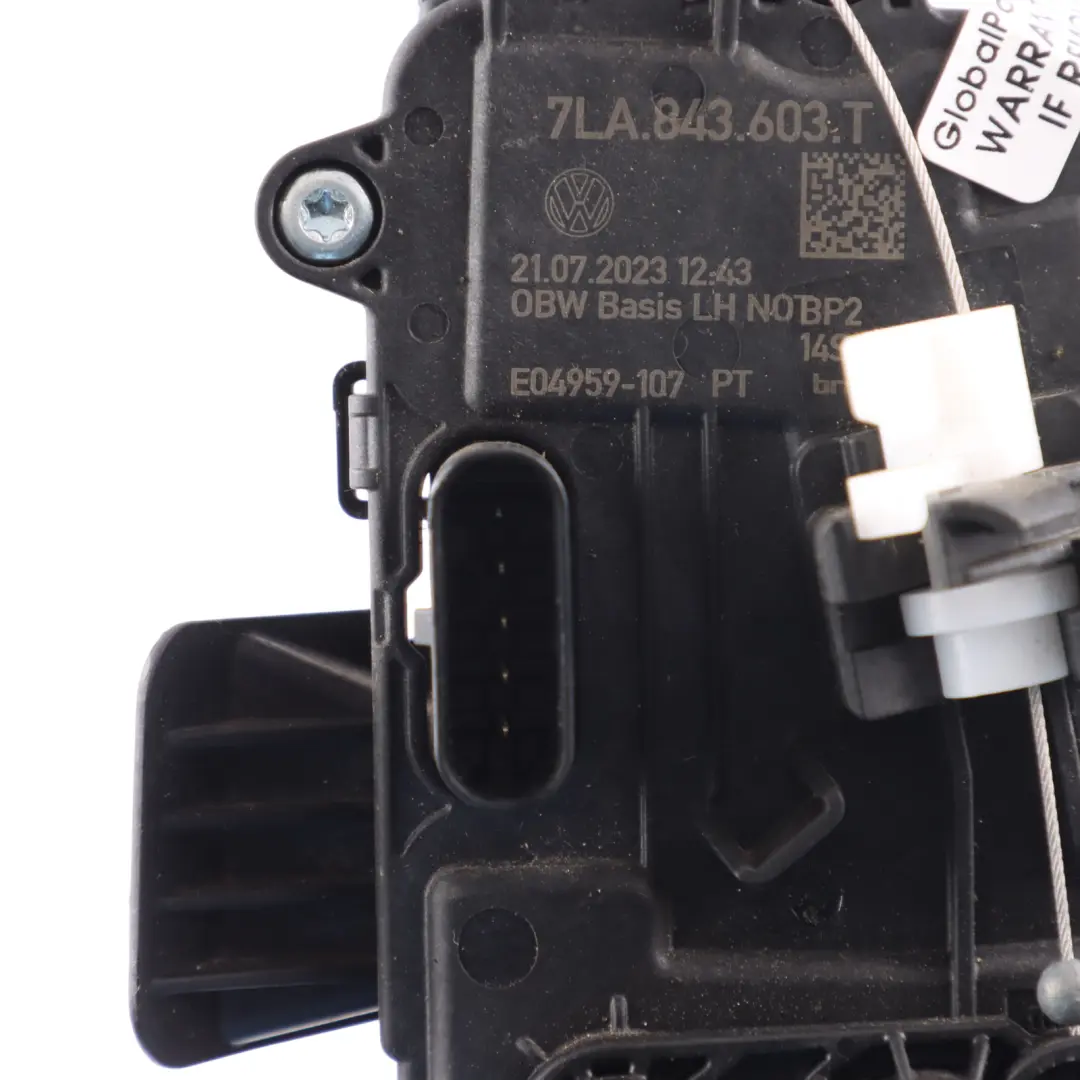 Volkswagen Transporter T5 T6 Rear Sliding Door Rotary Lock Left N/S - SKU 7LA843603T - Part number 7LA843603T