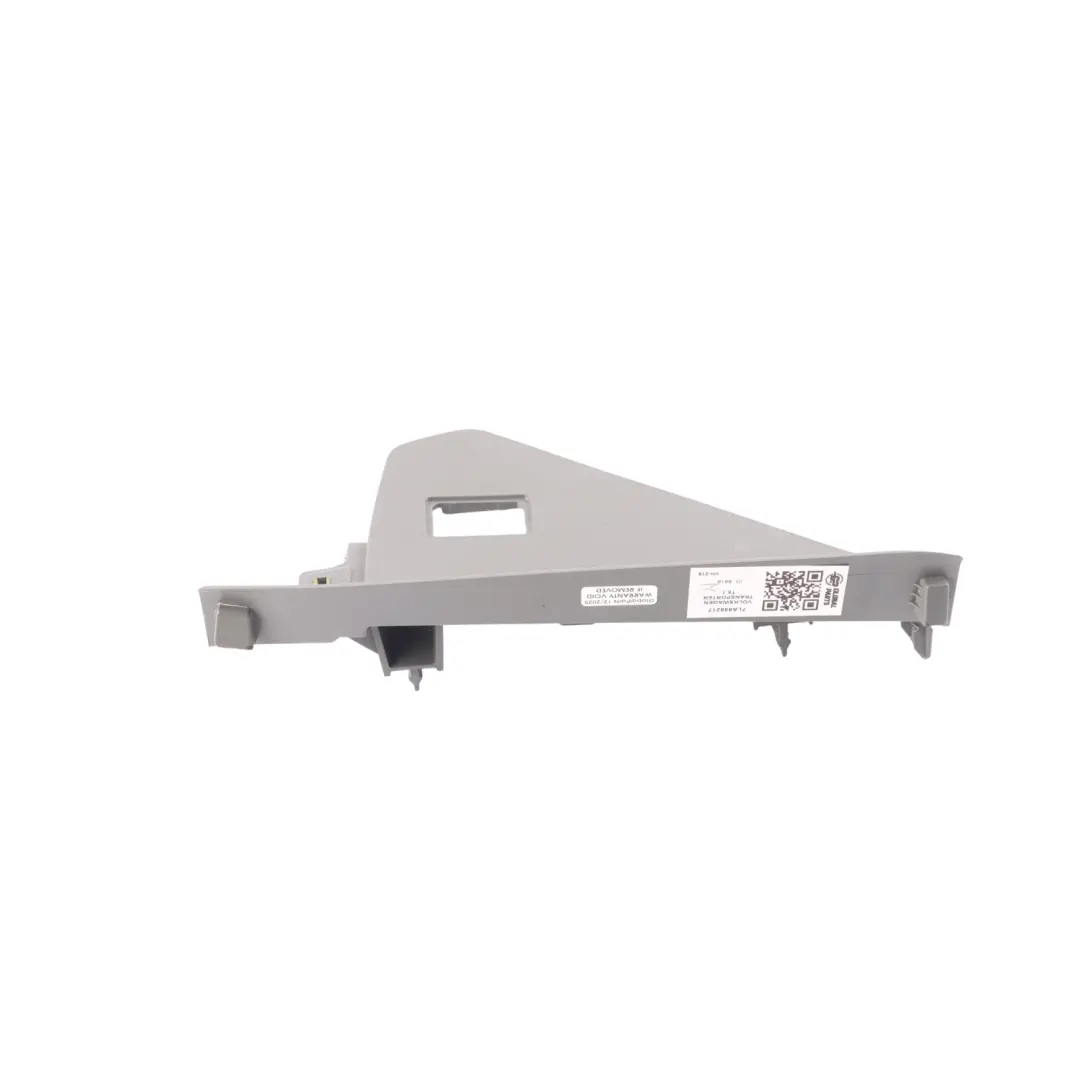 VW Transporter T6 Dashboard Side End Cover Trim Cap Left N/S Grey - SKU 7LA858217 - Part number 7LA858217