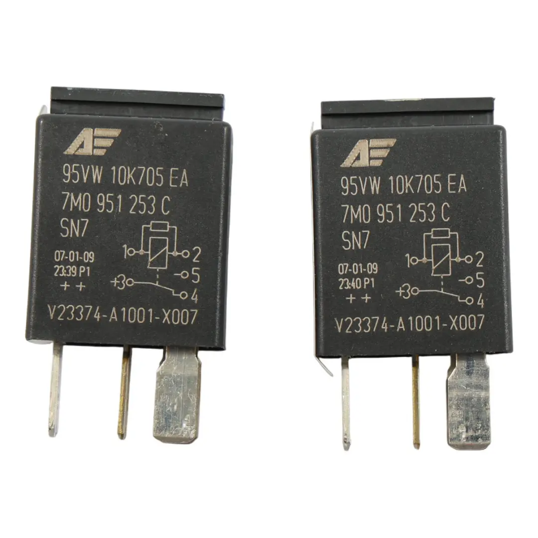 7L Audi Q7 4L Relais Schwarz Steuergerät 5 Pin 404 12V Set für VW Touareg mit Teilenummer 7M0951253C VW Touareg 7L Audi Q7 4L Relais Schwarz Steuergerät 5 Pin 404 12V Set - SKU 7M0951253C-2 - Teilenummer 7M0951253C