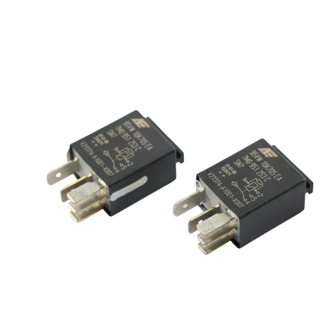 7L Audi Q7 4L Relé Negro Unidad Control 5 Pin 404 12V Set para VW Touareg con número de pieza 7M0951253C VW Touareg 7L Audi Q7 4L Relé Negro Unidad Control 5 Pin 404 12V Set - SKU 7M0951253C-2 - Número de pieza 7M0951253C