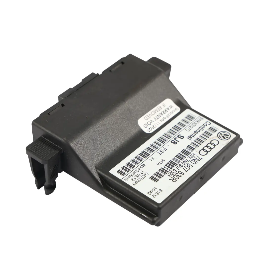 Module De Commande ECU Gateway pour VW Volkswagen Golf 6 Seat Altea 5P1 à propos du numéro de pièce 7N0907530R VW Volkswagen Golf 6 Seat Altea 5P1 Module De Commande ECU Gateway - SKU 7N0907530R - Numéro de pièce 7N0907530R