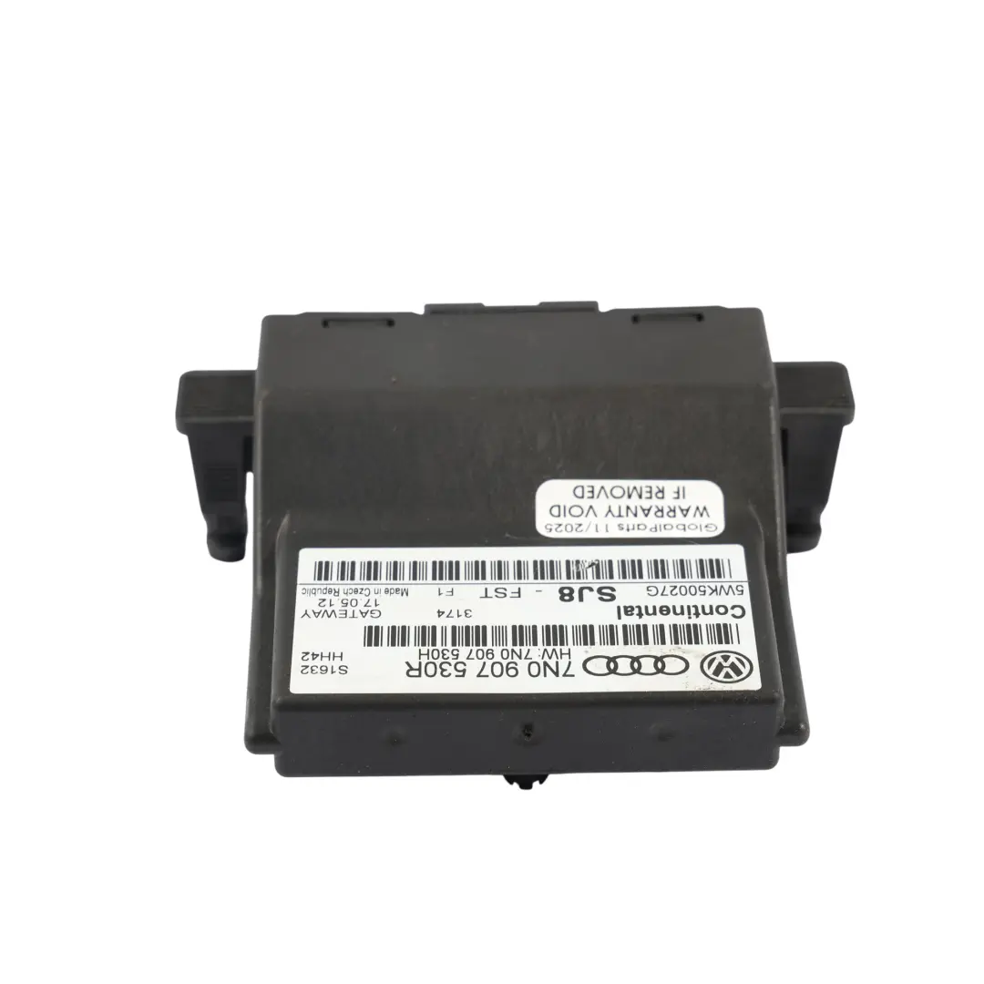 VW Volkswagen Golf 6 Seat Altea 5P1 Gateway Unidad Control Módulo ECU - SKU 7N0907530R - Número de pieza 7N0907530R