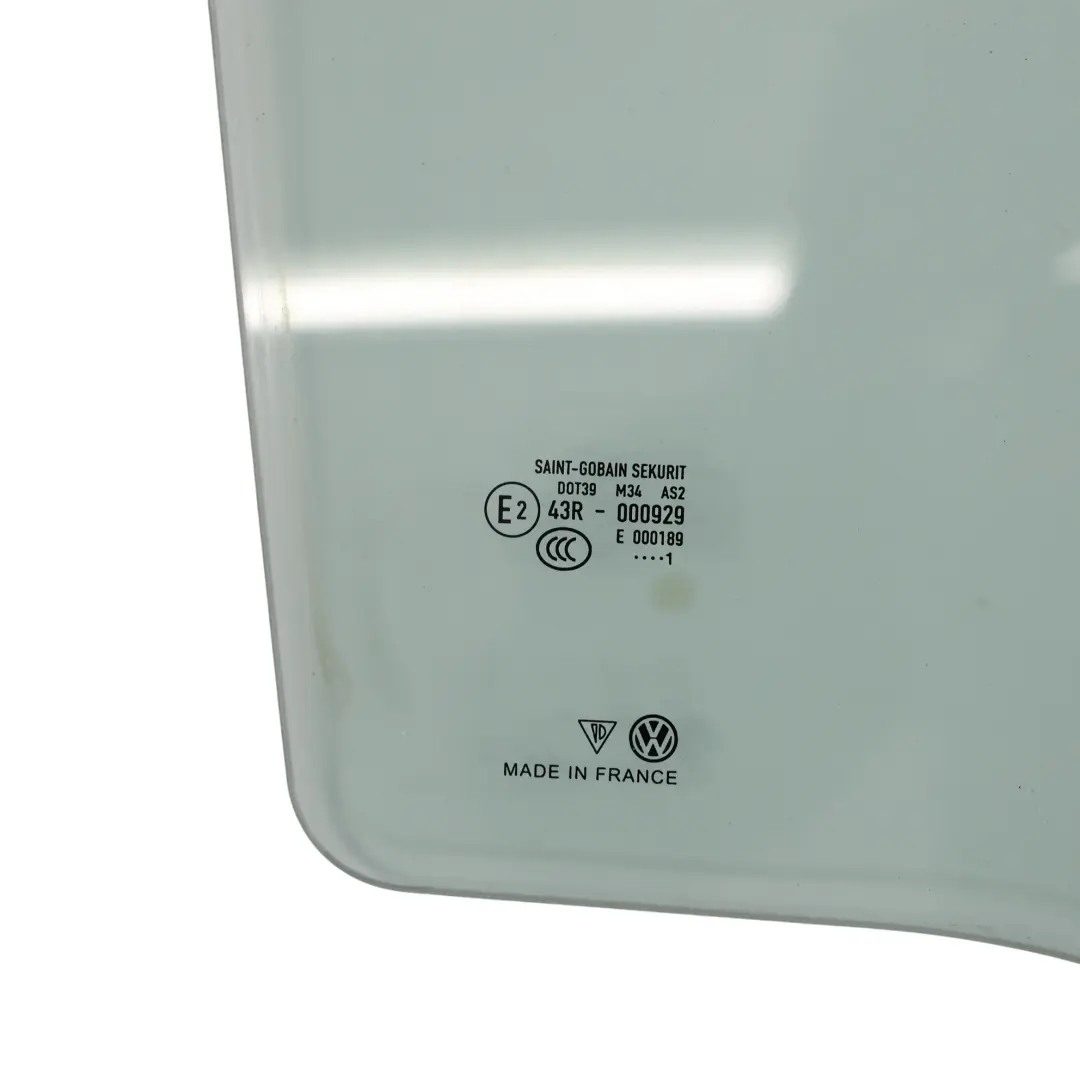 Volkswagen Touareg 7P Seitenscheibe Grün Glas AS2 Hinten Rechts Tür - SKU 7P0845026 - Teilenummer 7P0845026