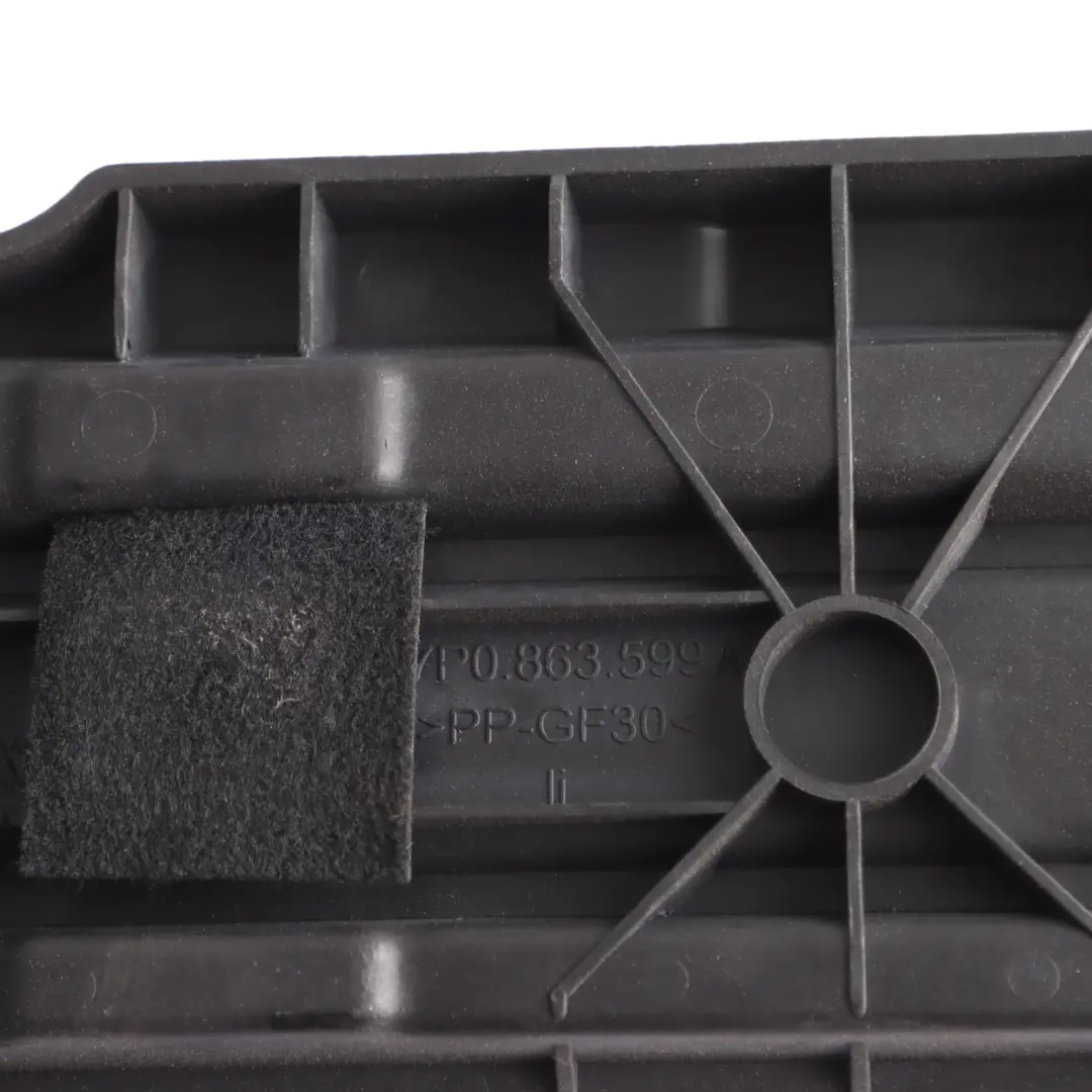 7P Underfloor Boot Floor Plate Rail Support Holder to Volkswagen Touareg with Part number 7P0863599A Volkswagen Touareg 7P Underfloor Boot Floor Plate Rail Support Holder - SKU 7P0863599A - Part number 7P0863599A