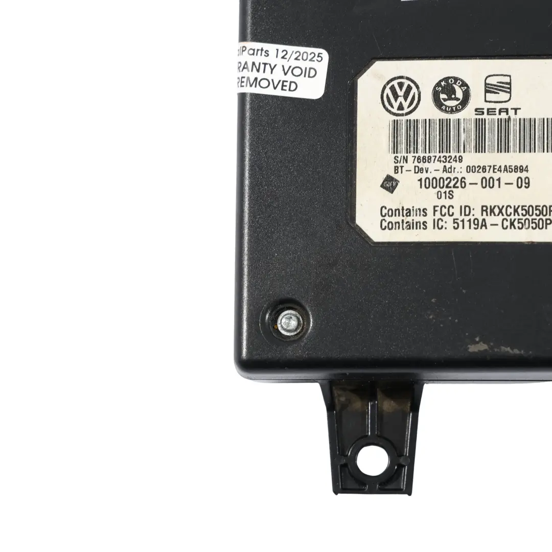 6J Bluetooth Schnittstelle Steuer Modul ECU für Skoda Superb Seat Ibiza mit Teilenummer 7P6035730C Skoda Superb Seat Ibiza 6J Bluetooth Schnittstelle Steuer Modul ECU - SKU 7P6035730C - Teilenummer 7P6035730C