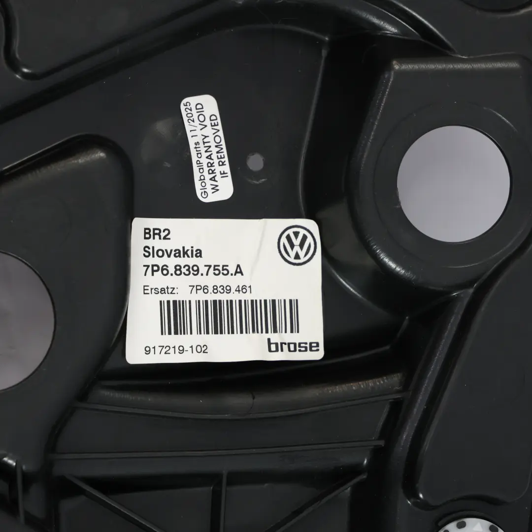 7P Regolatore Elettrico Finestrino Posteriore Sinistro 7P6839755A per VW Touareg con numero di parte 7P6839461A VW Touareg 7P Regolatore Elettrico Finestrino Posteriore Sinistro 7P6839755A - SKU 7P6839461A - Numero di parte 7P6839461A